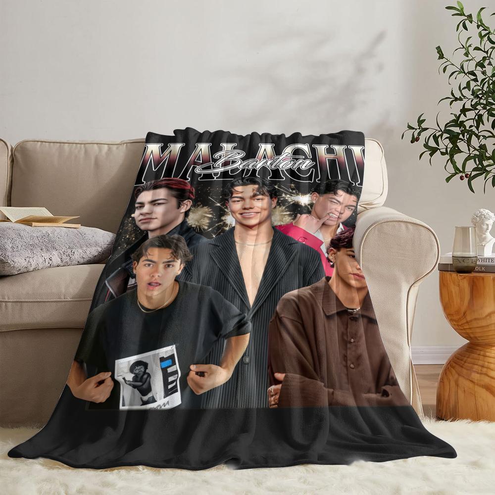 GUOYU Blanket Love Mmalachi Barton  Throw Soft Flannel Throw Summer Blanket Lightweight Cozy Nap Blanket for Sofa Bed Travel