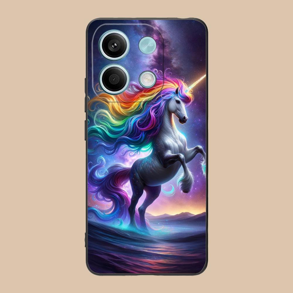 Fantasy Unicorn Mobile Phone Case for POCO F7 F6 F5 F4 F3 F2 Pro GT C75 C71 C65 C61 C40 Pro Ultra Colorful Printing Cover Cover