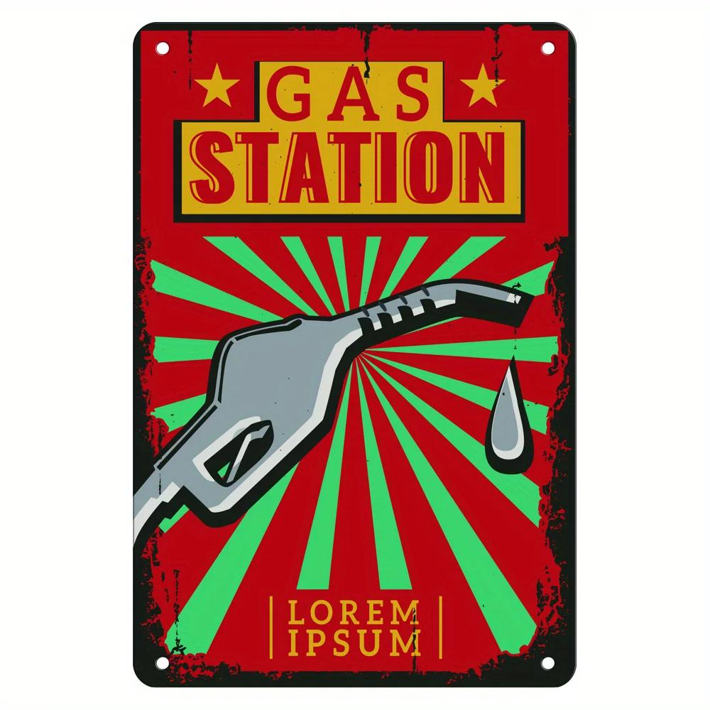 Vintage Texaco Motor Oil Metal Aluminum Sign Retro Decorative Plate Wall Art for Home Living Room Porch, Bar, Cafe, Garage De