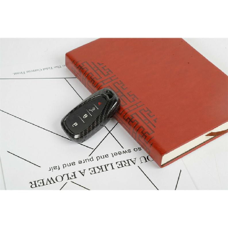 Car Carbon Fiber Key Fob Skin Cover Case Protector Shell For Chevy Equinox 10+