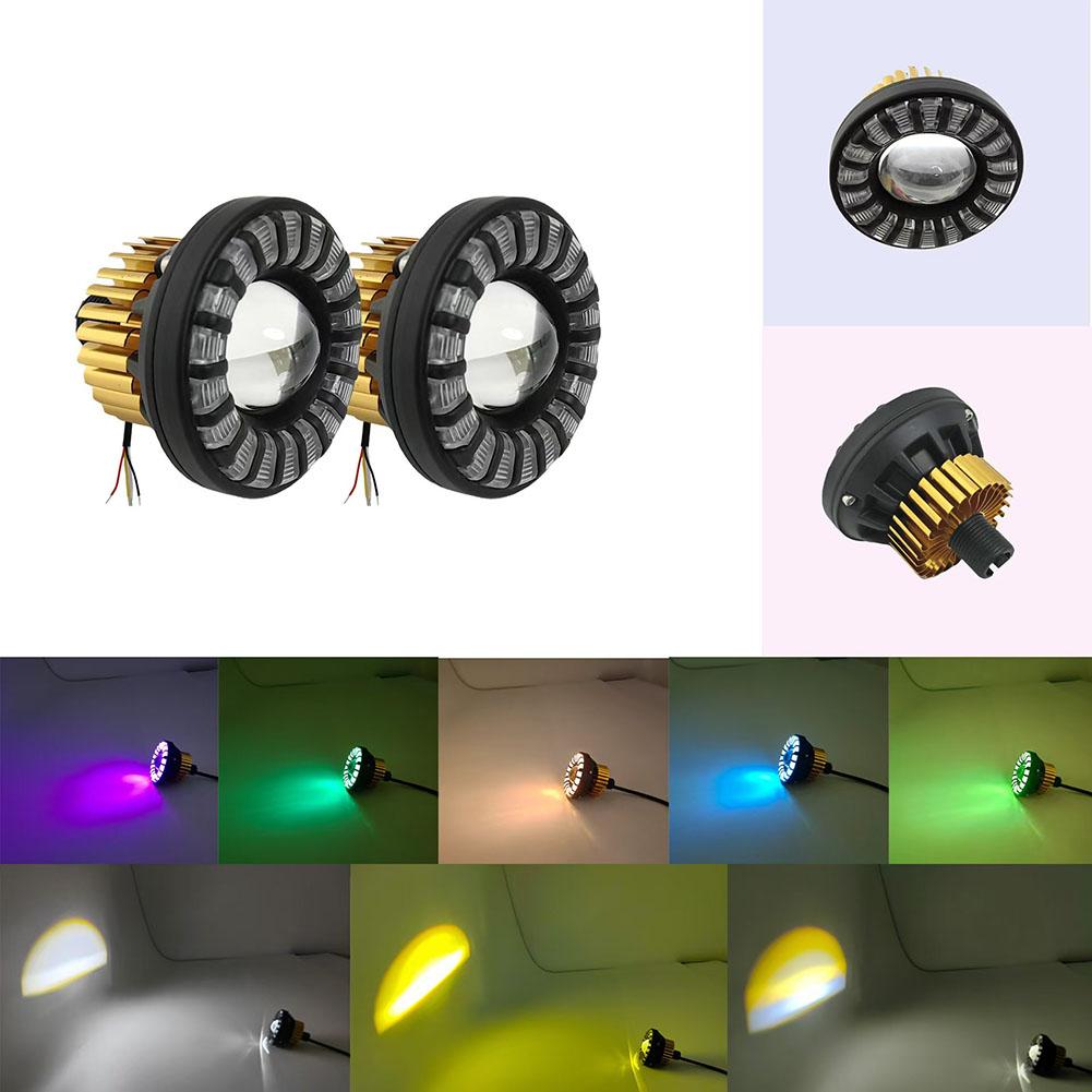 Aluminum Construction Motorcycle Headlight 6500 Lumens Brightness Cost-effective Solution 7.5*7.5*7cm For Motorcycle China Mainland