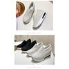 Women's Thick-sole Round-headed Students Increase Plateau Women's Shoes Casual Running Breathable Sneakers Shallow Single Shoes