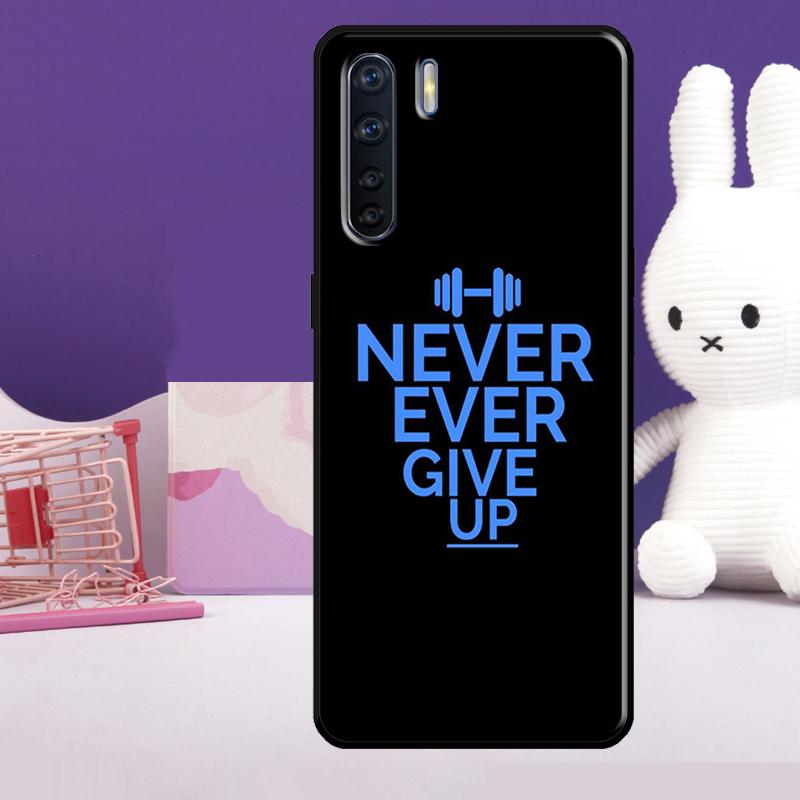 Gym Fitness Bodybuilding Case For Oppo A54 A74 A94 A80 A60 A40 A18 A38 A58 A78 A98 A96 A76 A16 A15 A17 A57 A77 A5 Pro