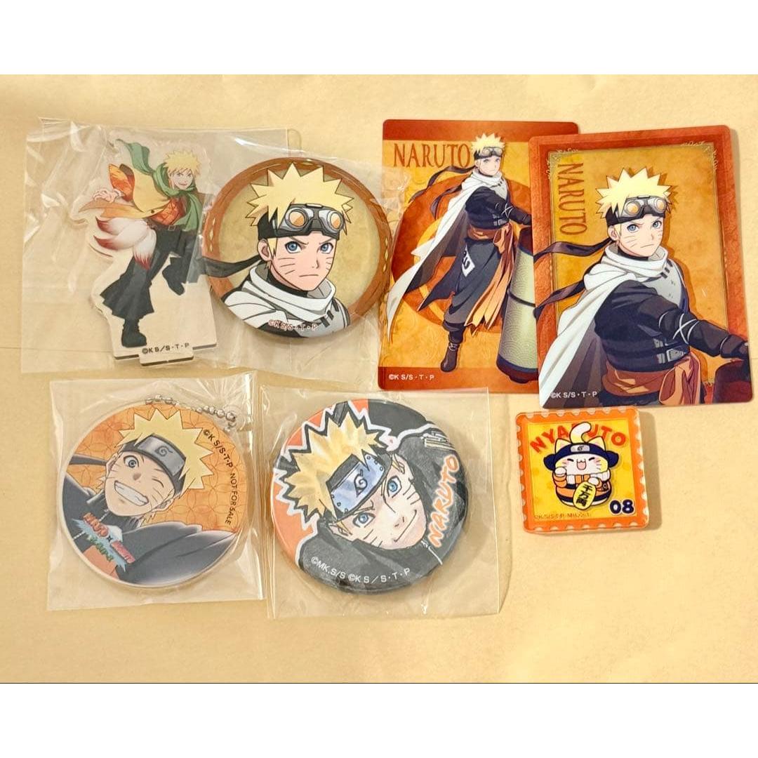 Used NARUTO Uzumaki Naruto Bulk Sale Can Badge Aurora Art Sticker
