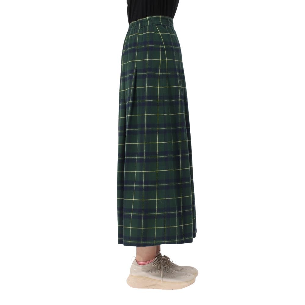 Champion Cotton Check Skirt with 100% One-Point Logo, CW-A209-37G-M