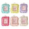 Easy Hanging Cloth Pillow Photocard Holder For Mini Photos Cards Compact Decorative Keychain Accessory