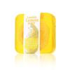 Savon au lait de coco fait main avec luffa exfoliant, acide kojique et huile essentielle de citron pour le bain et le soin du visage