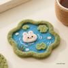 Wool Felt Fun Animal Pond Trinket Dish Coaster DIY Kit