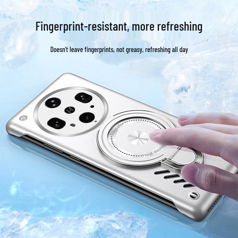 OPPO FindX9/Reno14 Phone Case: A5Pro Magnetic Heat Dissipation with Invisible Stand and GT7p Protection