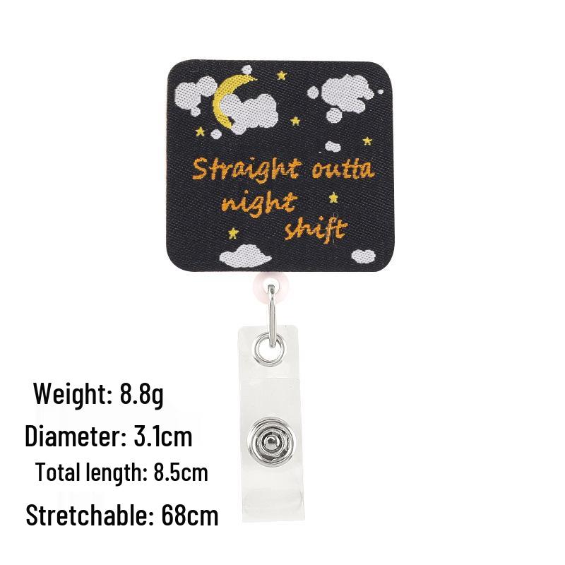 Embroidered ID Badge & Clothing Patch - Easy Pull Buckle for Doctors & Nurses