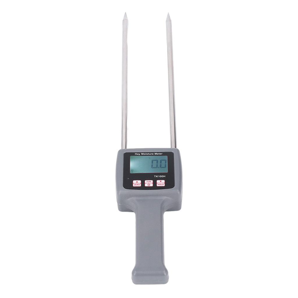 Hay Moisture Meter ABS Housing Digital Display Handheld Multifunctional Portable Hay Moisture Tester