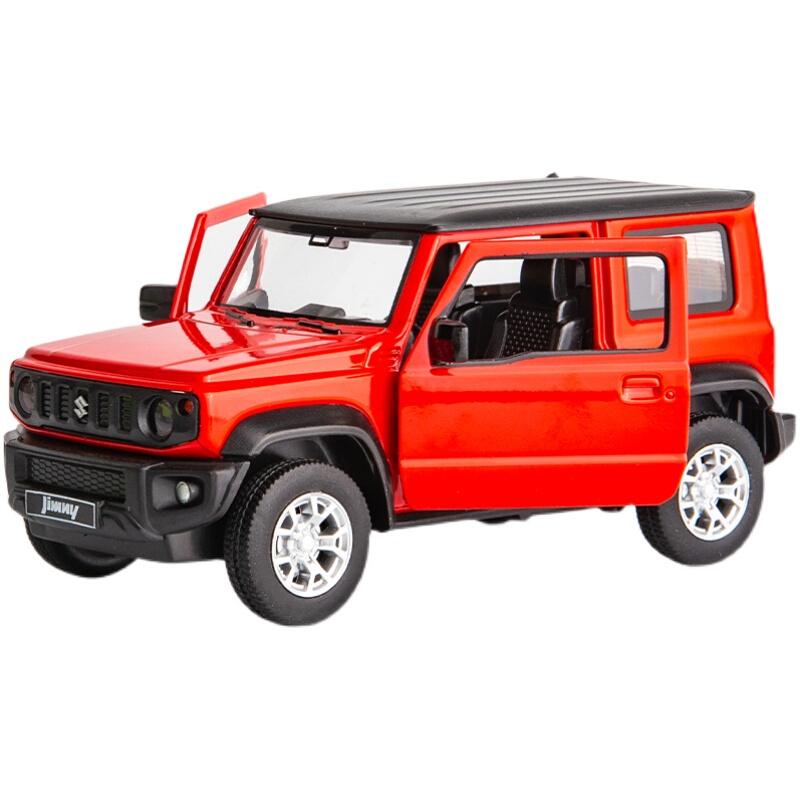 1/26 Suzuki JIMNY 2018 SUV Alloy Car Toy Car Metal Collection Model Car Sound and Light Toys for Children Gift