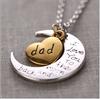 Necklaces, Valentine'S Day Ornaments, Love Moon Couple Necklaces, Pendants