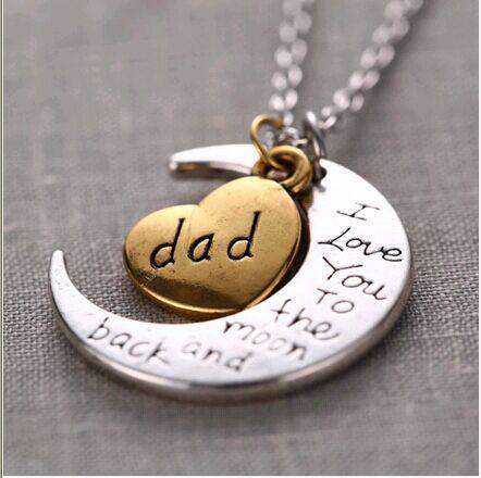 Necklaces, Valentine'S Day Ornaments, Love Moon Couple Necklaces, Pendants