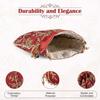 Potli Bags for Ladies & Girls | Women Shagun Pouches for Festive Seasons | Batwa Bag Bridal Purse With Embroidery -Maroon