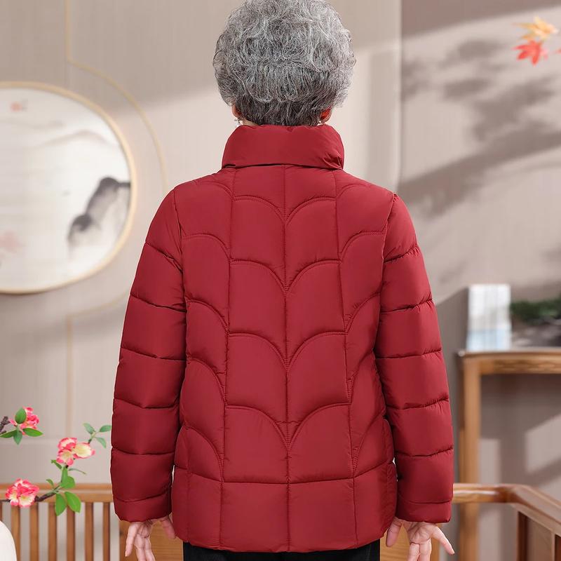 Women's Thick Padded Winter Jacket for Seniors