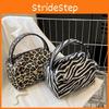 Fashionable 2024 Mini Square Handbag With Soft Nylon Material And Unique Animal Print Style