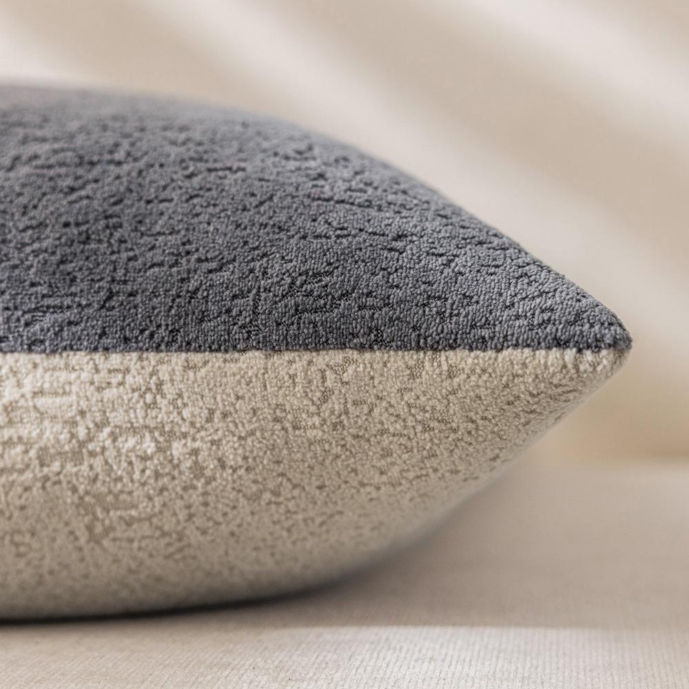 Boho Style Contrast Pillow Living Room Sofa Soft Cloud Velvet Cushion Pillow Model Room Decoration