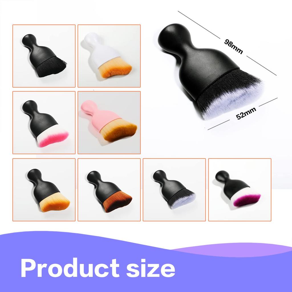 AOCISKA Car Interior Detailing Brush, Soft Bristle Cleaning Brush Carbidding Brush Dusting Brush, Car