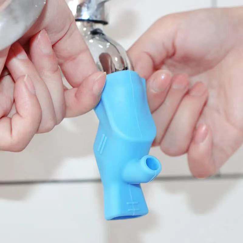 Silicone Faucet Extender for Kids - Anti-Splash Water Guide