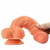 Adult Products Female Masturbation Dual Hardness Liquid Silicone Simulation Penis Manual Suction Cup False Anal Anal Plug