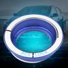 Auto Leuchtender Zündschalter Ring Kreis Schlüsselloch Abdeckung Zierleiste für Ford Focus 2005 2018 Blau