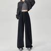2026 American-Style Wide Leg Drawstring Sports Pants: Casual, Loose-Fit, Lazy Style