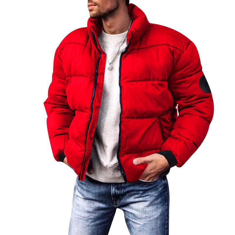 Giacca Invernale da Uomo in Cotone con Collo Alto 2023 | Capospalla Casual Spesso