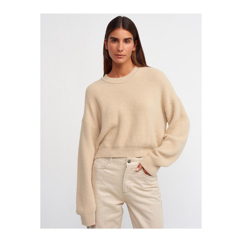 10276 Crew Neck Sweater-ecru