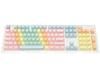 FILCO Macaron Keycap Top 104 English Replacement Keycap Key Puller Different Color Keys for Each Rainbow Set, Printing, Keys, Layout, Set, Included,