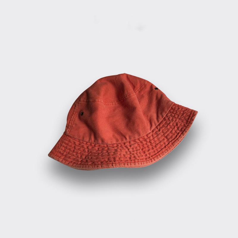High quality washed light board solid color bucket hat women's spring and summer thin versatile basin hat tide sun hat