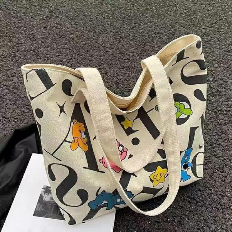 Women's Large Capacity Versatile Tote: Canvas Commuter, Mummy, Handbag, Shoulder, and Shopping Bag