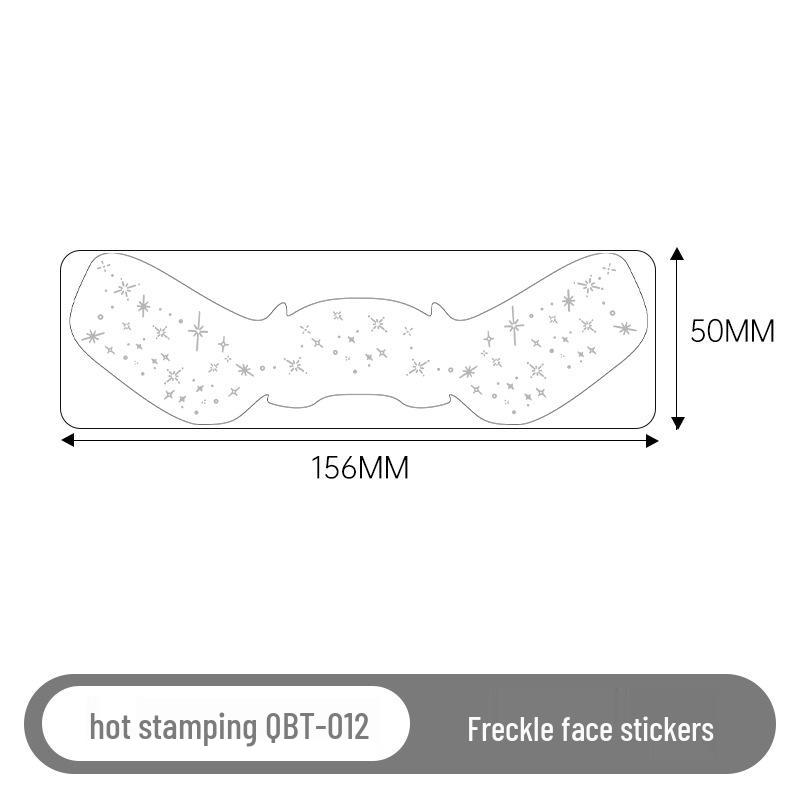 Gold & Silver Glitter Waterproof Christmas Freckle Tattoo Stickers for Party Makeup