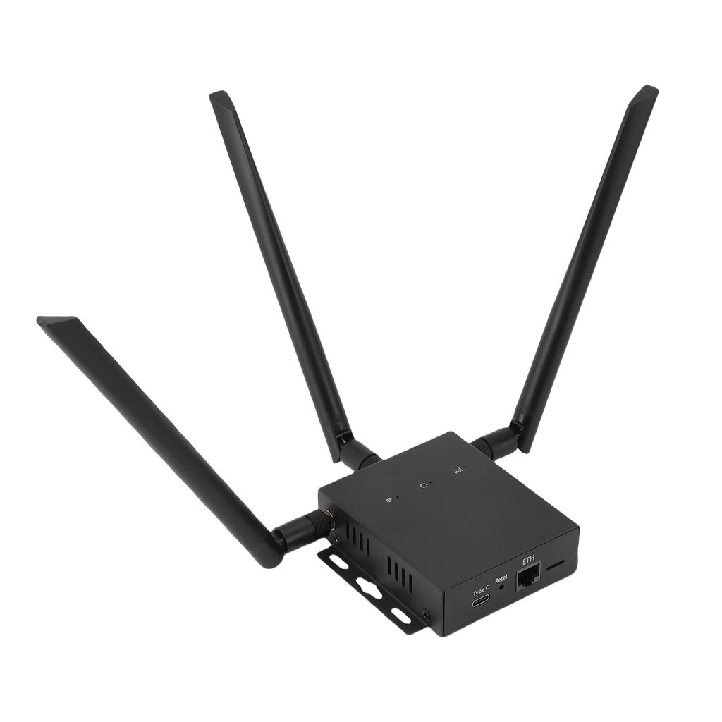 WiFi 6 Router 4G LTE CPE 300Mbps Mobiler WiFi-Hotspot Drahtloser Router mit SIM-Kartensteckplatz 3 Antennen Europäische Version
