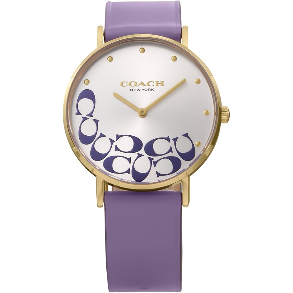Coach Women s Purple Quartz Watch with Purple Dial and Water Resistance 14504134