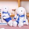 Cute Sailor Suit Cartoon Rabbit Plush Doll Toy For Kids Gift And Home Decor