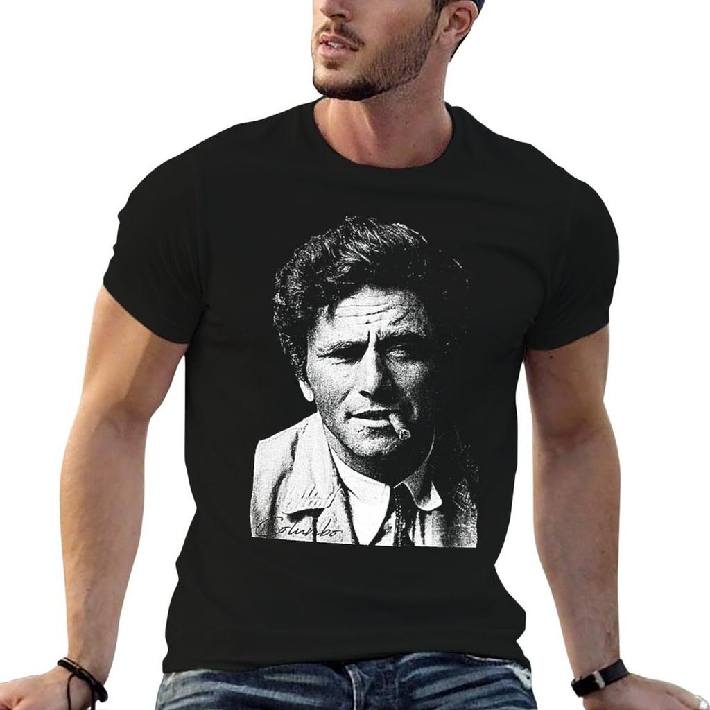 Columbo Porträt T-Shirt t shirt personalisierte T-Shirts für Mann Grafik-T-Shirts Mann T-Shirt T-Shirt