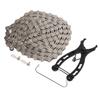 Kit Catena Bici 8 Velocità Hollow Leggero con Pinza per Maglie Catena per Mountain Bike Strada