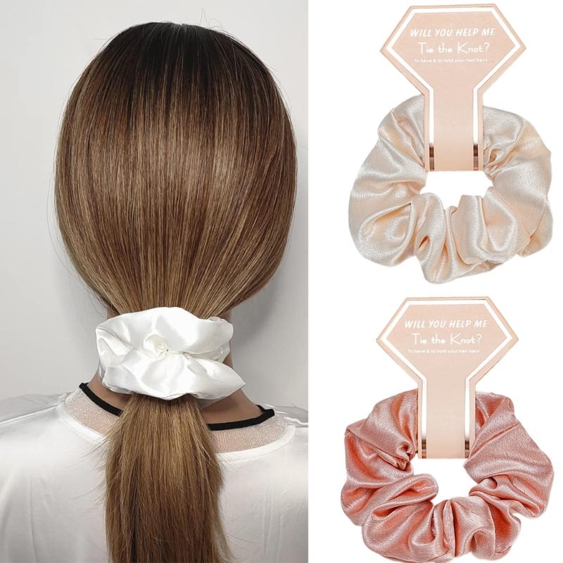 Multicolored Retros Head Rope Temperament Ladies Hair Ties Scrunchies Ties Fashionable Head Accessory