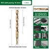 1-13mm Cobalt HSS Twist Drill Bit Straight Shank Hex Carbide Tip for Metal Stainless Steel Iron 304 Drilling