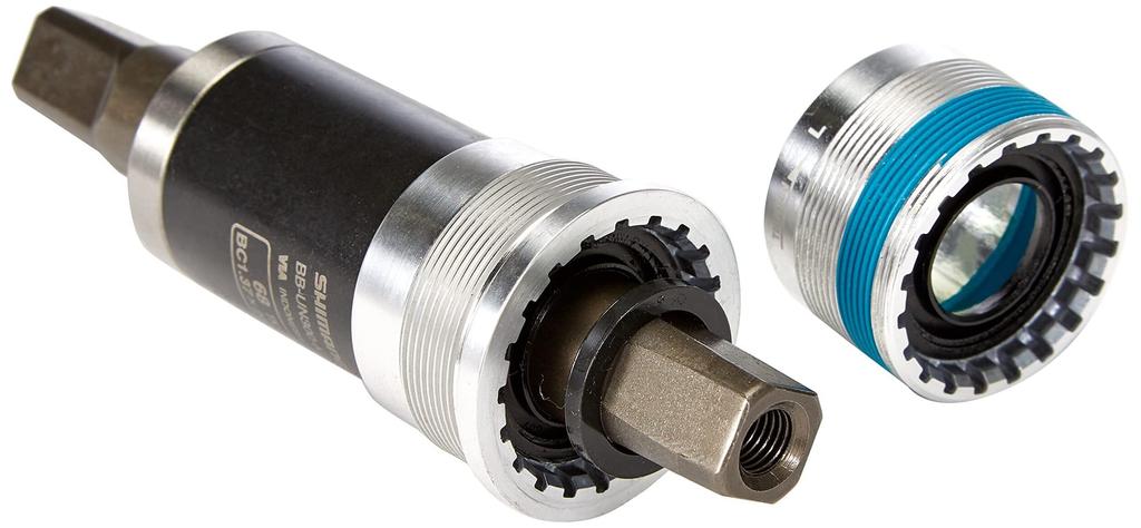 SHIMANO Bottom Bracket Shell 68mm Shaft Chain Case Compatible EBBUN300KB23XW MTB/CITY BB-UN300-K Width Length 122.5mm (LL123)