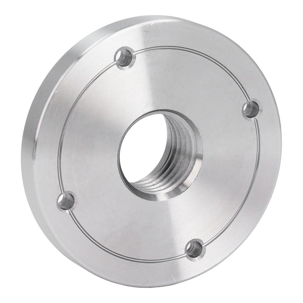 3-calowy uchwyt tokarski ze stali stopowej, tarcza czołowa do tokarki do drewna z 4 otworami na śruby do wrzeciona 1 cal x 8 TPI
