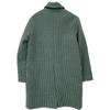 Lacoste BF1111L Classic wool blend soutien collar coat coat 36 greenUsed