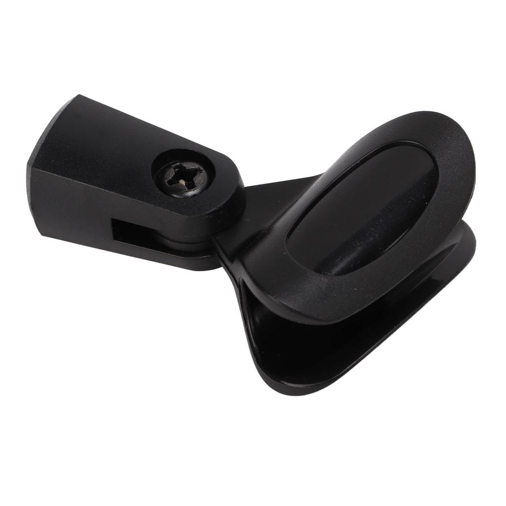 Universal Microphone Clip Holder with 5 8 Inch Male to 3 8 Inch Female Screw Adapter for Handheld Microphones