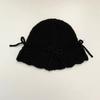 Basin Hat Bowknot Knitted Hat Warm Cap Winter Cap Casual Bucket Hat  Apparel Accessories