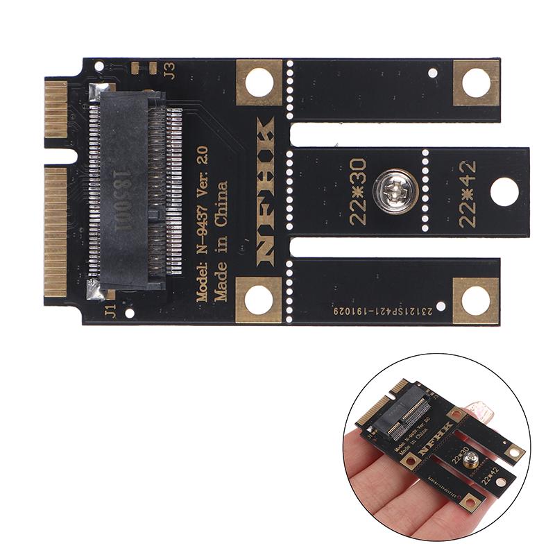 M.2 Ngff la Mini Pci-E (Pcie+Usb) Adaptor pentru cardul wireless Bluetooth M.2 Wifi