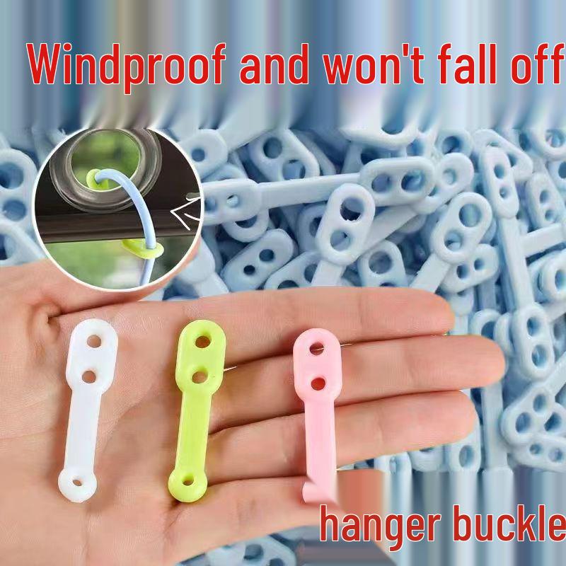 Windproof Silicone Clothes Drying Rack - Non-Slip, Multi-Functional, Colorful Hanger for Outdoor Use.