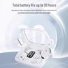 2025 Bluetooth Dual Earphones: Wireless Ear Clip, Semi-in-ear, Noise Reduction, Long Battery Life, Ideal for Running. Includes Two Pairs.