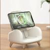 1pc Wireless Charger Compatible For Ios Android Phone 15w Fast Charge Sofa Chair Phone Holder Stand For Home Creative Decoration