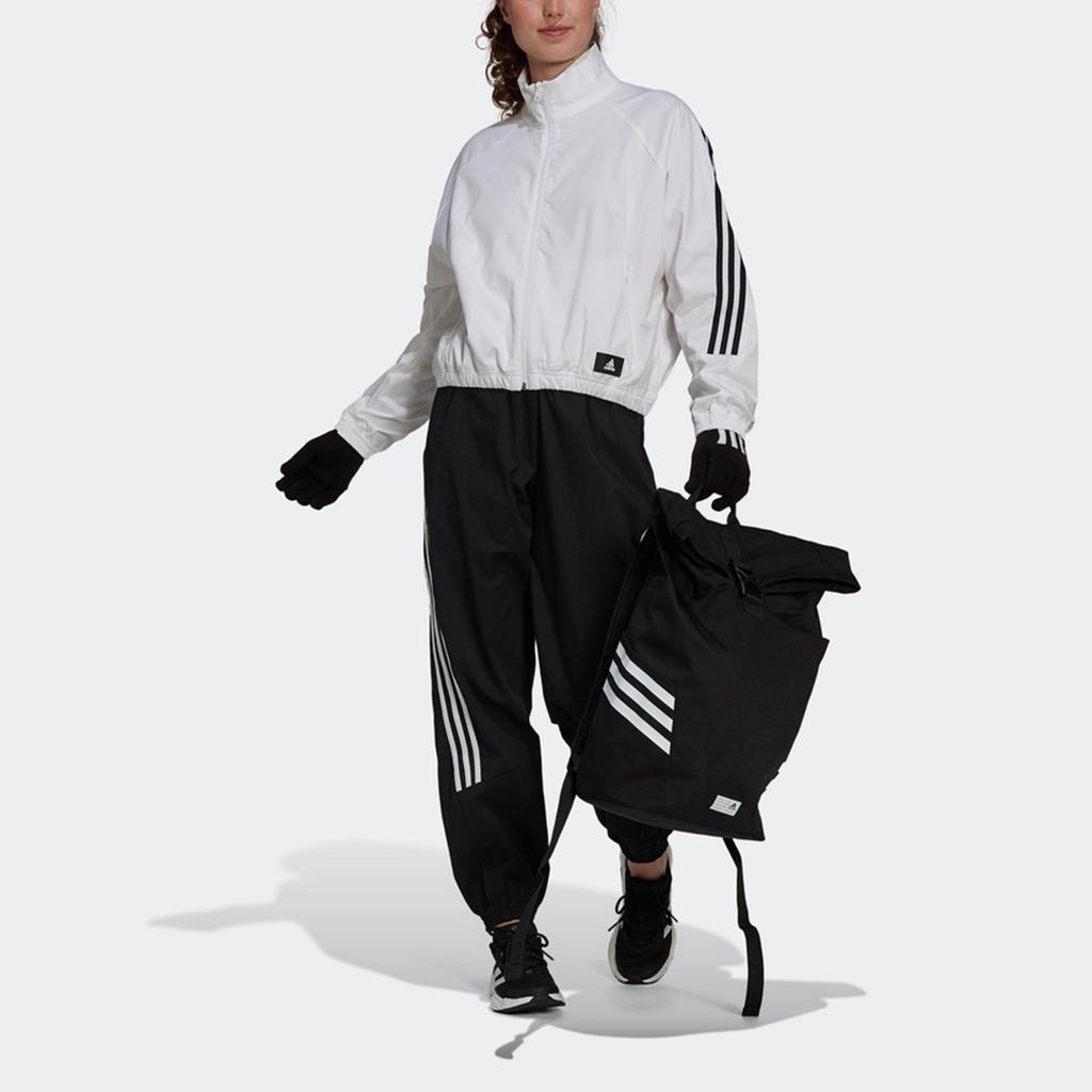 Adidas Sportswear Future Icons Stand Collar Loose Fit Track Jacket Women White H21577
